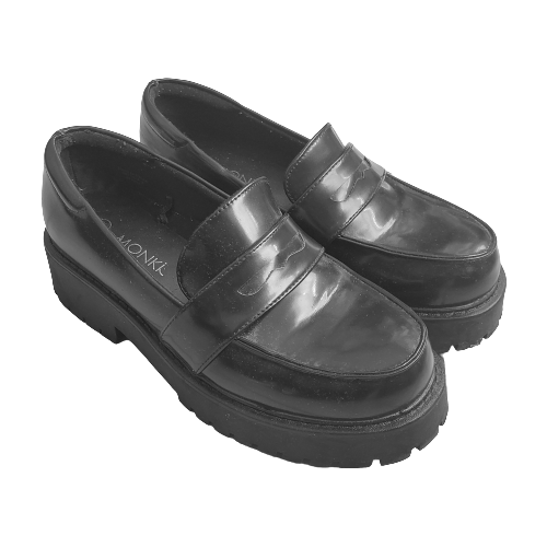 Monki - Faux leather loafers